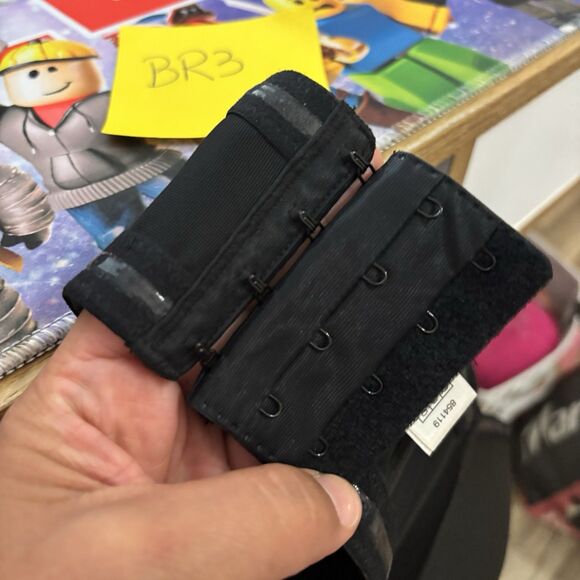 Wacoal Strapless Bra 36DDD Black Nylon Padded Underwire - Picture 6 of 8